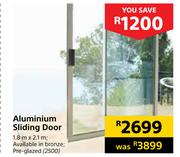 Aluminium Sliding Door 1.8m x 2.1m