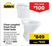 Builders Top Flush Toilet Suite