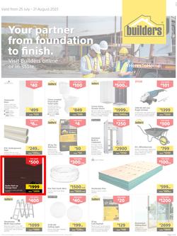 Builders Inland : Your Partner From Foundation To Finish (25 July - 21 August 2023), page 1