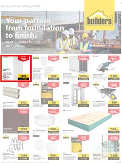 Builders Inland : Your Partner From Foundation To Finish (25 July - 21 August 2023), page 1