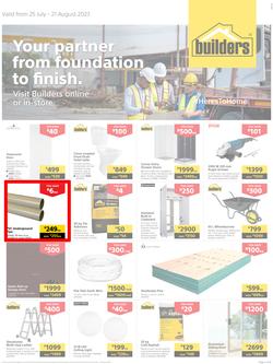 Builders Inland : Your Partner From Foundation To Finish (25 July - 21 August 2023), page 1