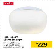 Eurolux Opal Square Bathroom Light