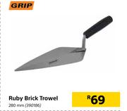Grip Ruby Brick Trowel-280mm