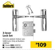 Builders 2-Lever Lock Set 418113