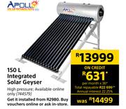 Apoll 150Ltr Integrated Solar Geyser