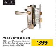 Dortello Versa 3-Lever Lock Set