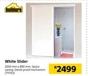 Builders White Slider 2050mm X 890mm