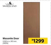 Swartland Masonite Door 2.032m X 813mm