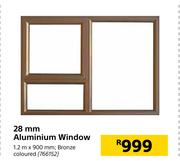 28mm Aluminium Window 1.2m X 900mm