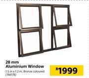 28mm Aluminium Window 1.5m X 1.2m