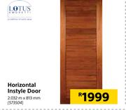 Lotus Horizontal Instyle Door 2.032m X 813mm