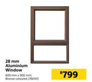 28mm Aluminium Window 600mm X 900mm