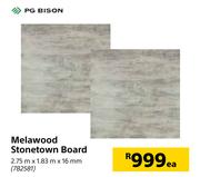PG Bison Melawood Stonetown Board 2.75m X 1.83m X 16mm Each