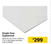 Single Face Supawood