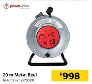 Powerworx 20m Metal Reel