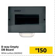 8 Way Empty DB Board