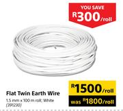 Flat Twin Earth Wire-Per Roll