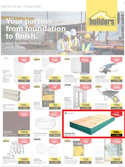 Builders KwaZulu-Natal : Your Partner From Foundation To Finish (25 July - 21 August 2023), page 1