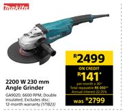 Makita 2200W 230mm Angle Grinder