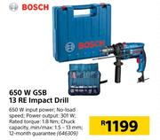 Bosch 650W GSB 13 RE Impact Drill