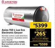 Ariston Axios 150L Lux Eco Electronic Geyser