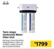 JoJo Twin Stage Undersink Water Filter Unit