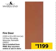 Swartland Fire Door