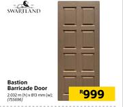 Swartland Bastion Barricade Door