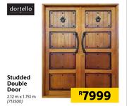 Dortello Studded Double Door