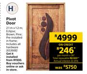 Pivot Door 