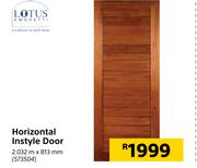 Lotus Horizontal Instyle Door