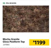 PG Bison Mocha Granite Gloss Postform Top