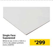 Single Face Supawood