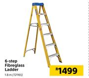 6 Step Fibreglass Ladder 1.8m