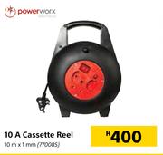 Power Worx 10A Cassette Reel 10m x 1mm