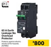 CBI 63A Earth Leakage No Overload Protector