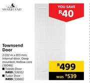 Swartland Tudor Door 2.032m x 813mm 