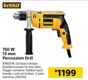 Dewalt 750W 13mm Percussion Drill