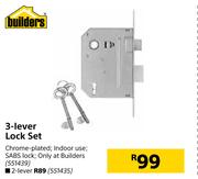 Builders 2 Lever Lock Set