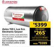 Ariston Axios 150L Lux Eco Electronic Geyser