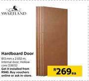 SwartlandHardboard Door 813mm X 2.032mm-Each
