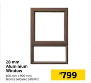 28mm Aluminium Window 600mm X 900mm