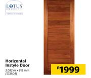 Lotus Horizontal Instyle Door