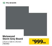 PG Bison Melawood Storm Grey Board-Each