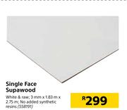 Single Face Supawood