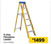 6 Step Fibreglass Ladder 1.8m