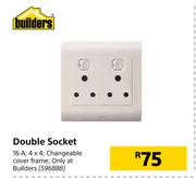Builders Double Socket