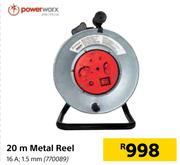 Power Worx 20m Metal Reel