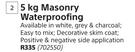 Damp X 5kg Masonry Waterproofing