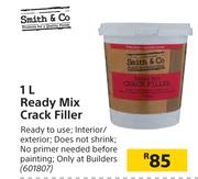 Smith & Co 1Ltr Ready Mix Crack Filler